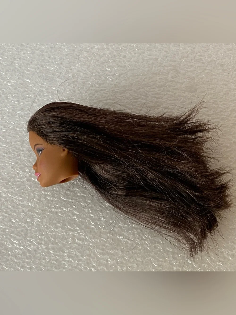 Mattel African American Barbie Doll Asha Face Sculpt - HEAD Replacement Only